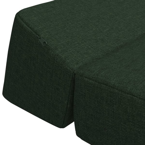 Fällbar Soffbed Mörkgrön 60 x 70 x 41 cm Tyg