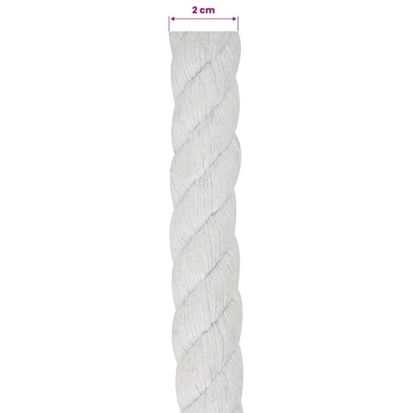 Rep Vit 2 x 2 x 10000 cm Bomull