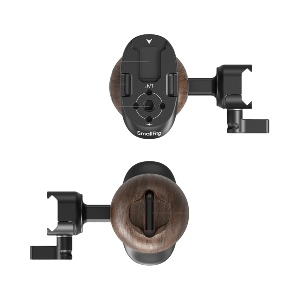 SmallRig 5239 Wooden Side Handle with NATO Clamp