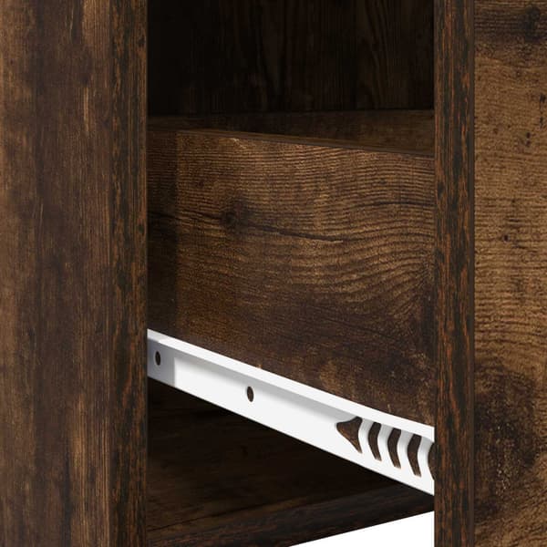 Sideboard Rökt ek 75 x 36 x 80 cm Konstruerat trä