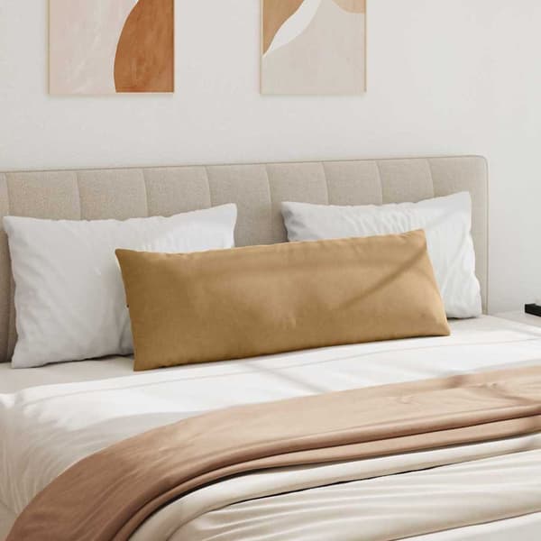 Sofakuddar 2 pcs Brun 120 x 40 cm Kordread tyg