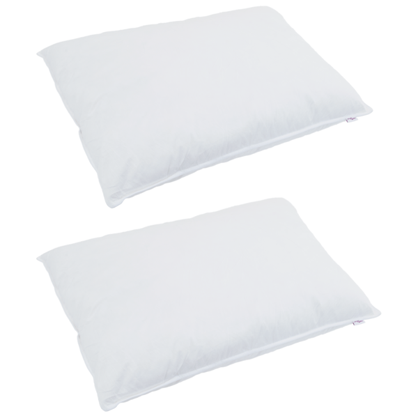 Täckeset med kudde 3 pcs Vit Dunfjäder