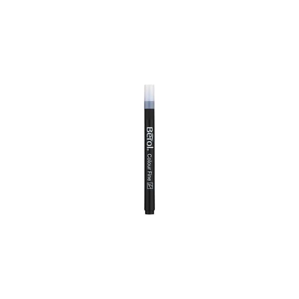 Fiberpenna BEROL Fine svart 12/fp