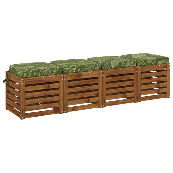 4-delade Sittkuddar SOEST 4 st 100% Polyester Bladdesign