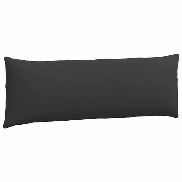 Sofakuddar 2 pcs Svart 120 x 40 cm tyg
