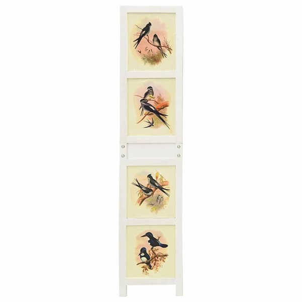 Romdivider Panel Vit 176,5 x 165 cm MDF