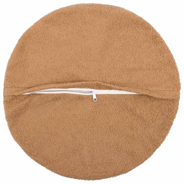 Kuddöverdrag 2 st HEERLEN Beige Ø 50 cm Bouclé