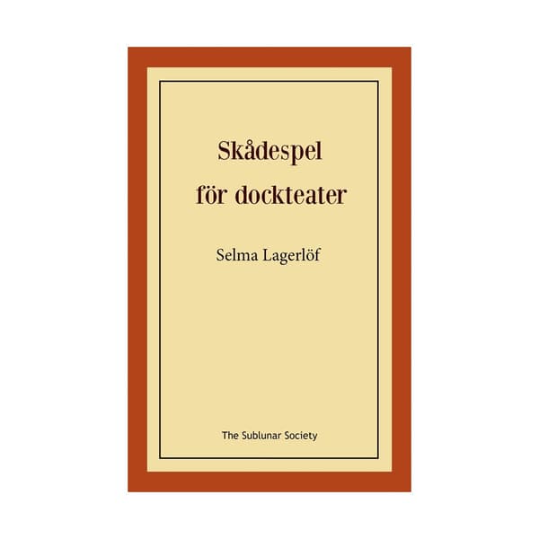 Skådespel för dockteater (häftad)