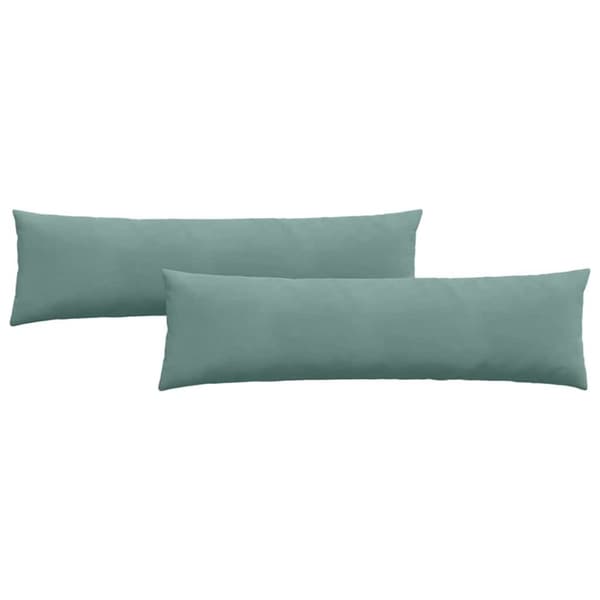 Sofakuddar 2 pcs Havgrön 145 x 40 cm Kordread tyg