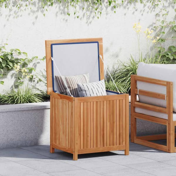 Trädgårdslåda 60x50x58 cm massiv teak