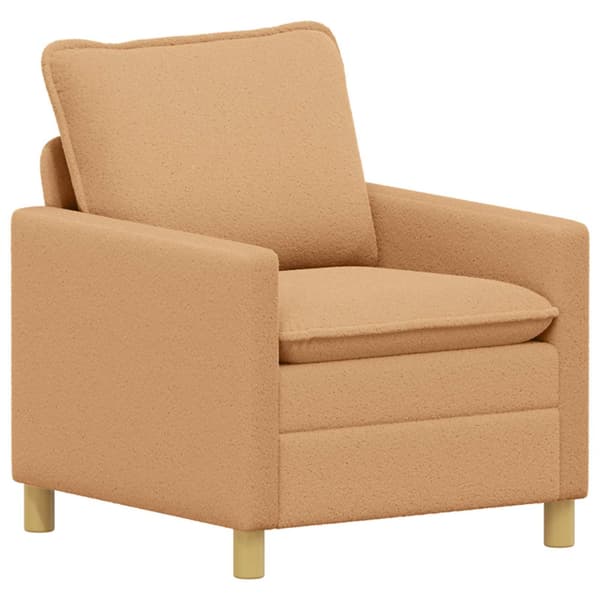 Soffa Beige 76 x 81 x 87,5 cm Tyg