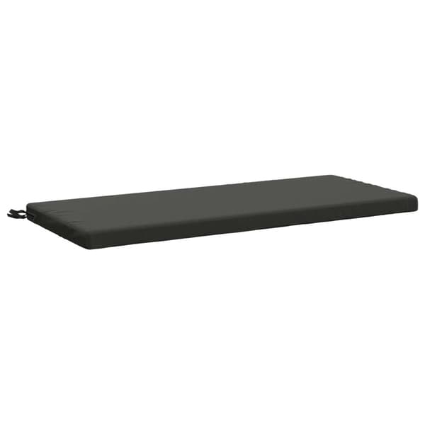 Bänk kudde SOEST 100% Polyester Antracit 110 x 50 x 5 cm