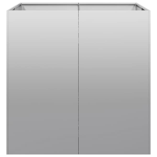 Planteringskärl 80x80x80 cm galvaniserat stål