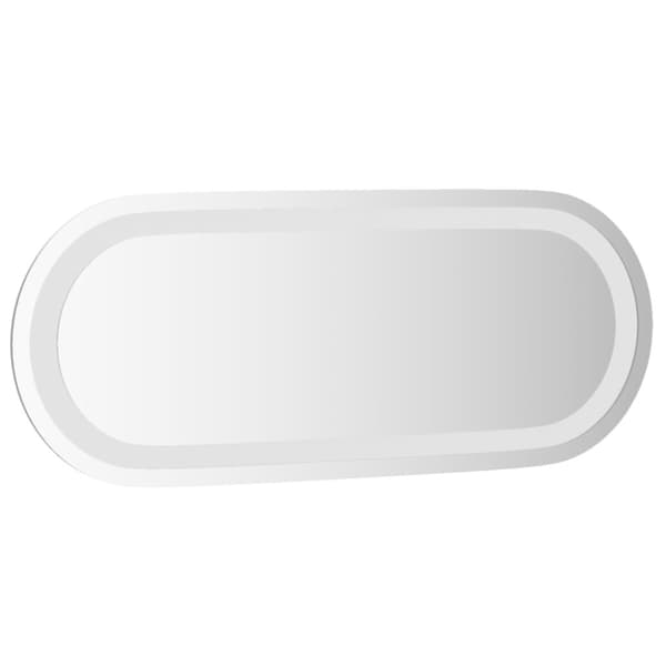 Badrumsspegel LED 50x20 cm oval