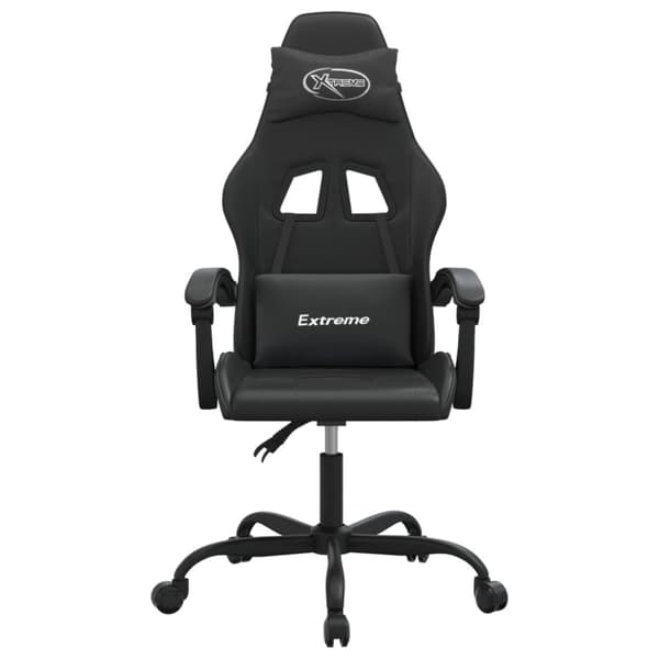 Gamingstol svart konstläder