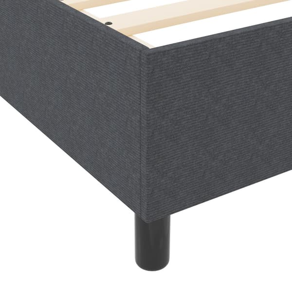 Bäddfjäder Mörkgrå och vit 100 x 200 cm Kordread tyg