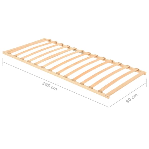 Ribbotten med 13 ribbor 90x200 cm