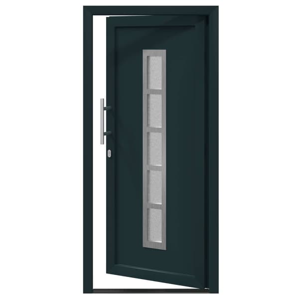 Framdörr Antracit 108 x 208 cm PVC