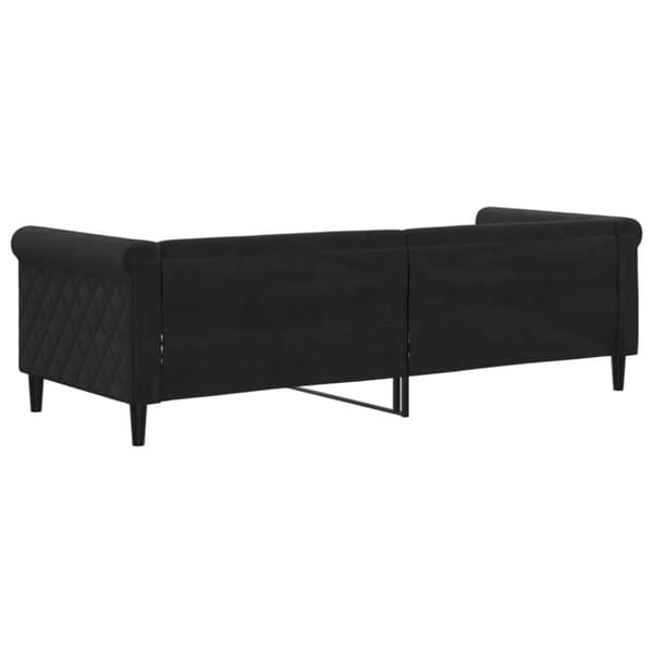 Dagbädd svart 80x200 cm sammet