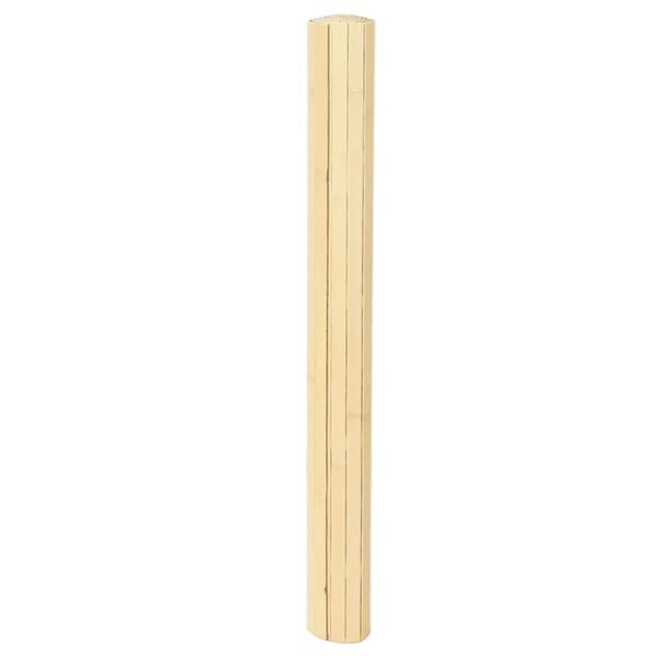 Matta rektangulär ljus naturlig 80x100 cm bambu