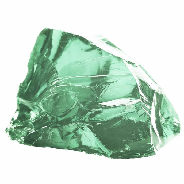 Trädgårdsstenar Ljusgrön 12 cm Glas