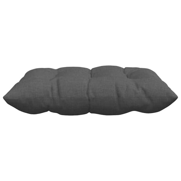 Sittkuddar 4 pcs Mörkgrå 40 x 40 x 6 cm tyg