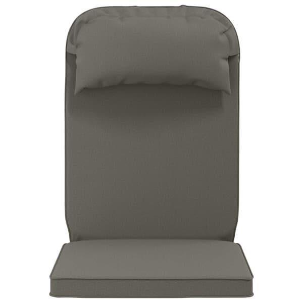 Solsängkudde 100% Polyester Grå 55 x 124 x 5 cm