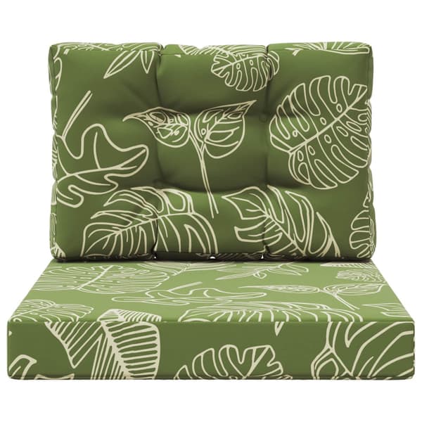 Utomhus Soffa Kudde 2 pcs Bladdesign Polyester