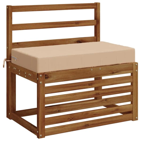 Sittkudde SOEST 100% Polyester Gräddvit 70 x 40 x 10 cm