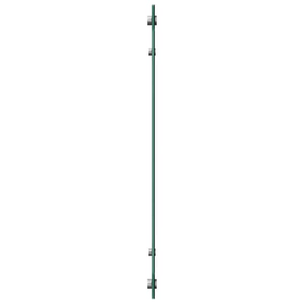 Köksskydd 2 pcs Mörkgrå 80 x 60 cm härdat glas
