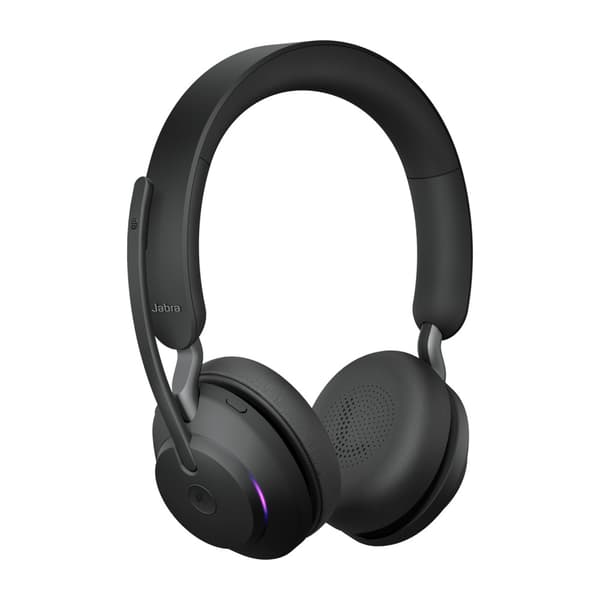 Jabra Evolve2 65 MS Stereo - headset - USB-A - med laddningsställ