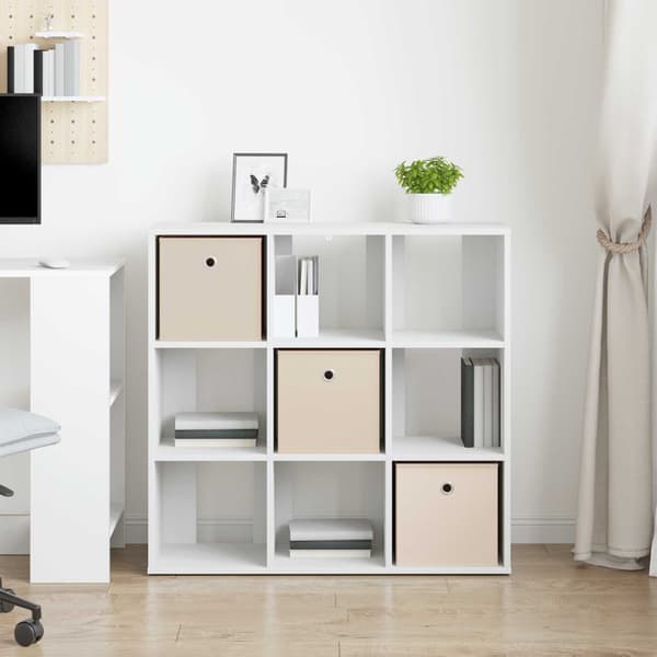 Sideboard med låda Vit 88,5 x 29 x 84,5 cm