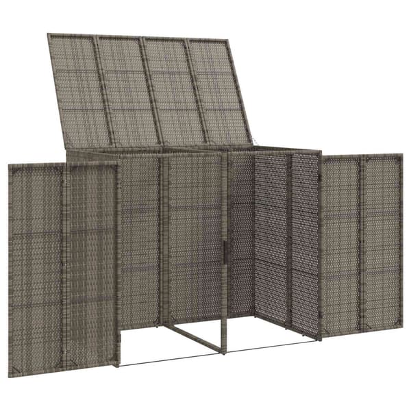 Avfallshink Box 2 pcs Grå 65 x 80 x 115 cm polyeten