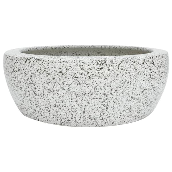 Handfat grå rund Φ41x14 cm keramik