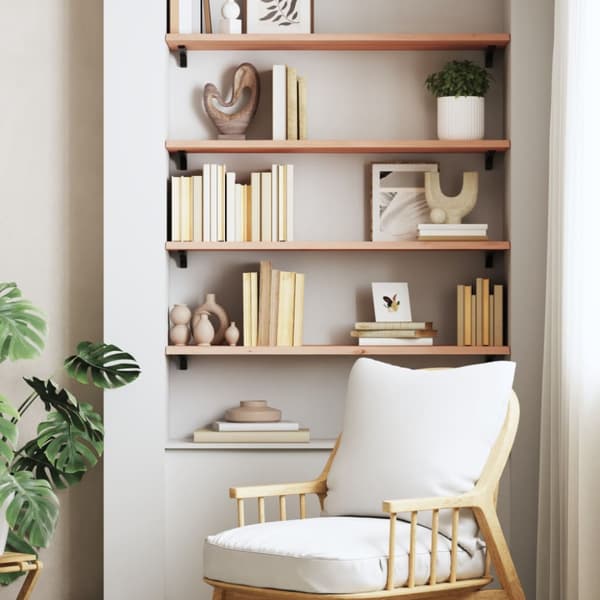 Hyllplan 100x30x2 cm obehandlad massiv ek