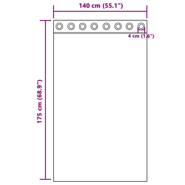 Sammetsgardiner 2 pcs Silvergrå 175 x 140 cm Sammet