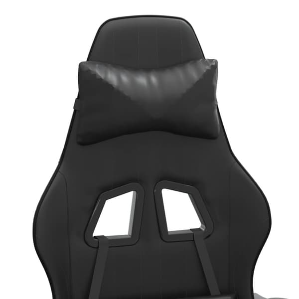 Gamingstol svart konstläder