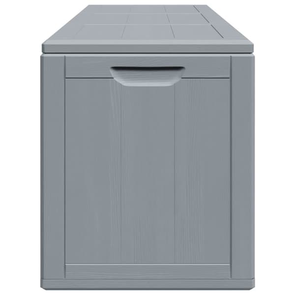 Dynbox 270 liter grå PP-träliknande