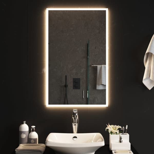 Badrumsspegel LED 50x80 cm