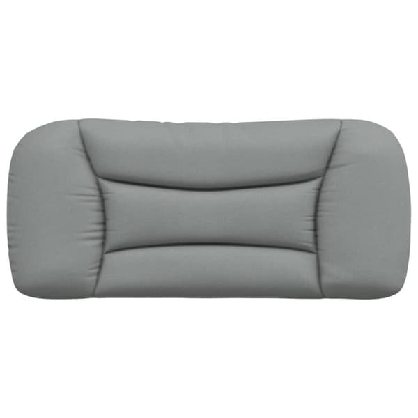 Headboard Cushion "Hvar" Light Grey 90 cm Fabric
