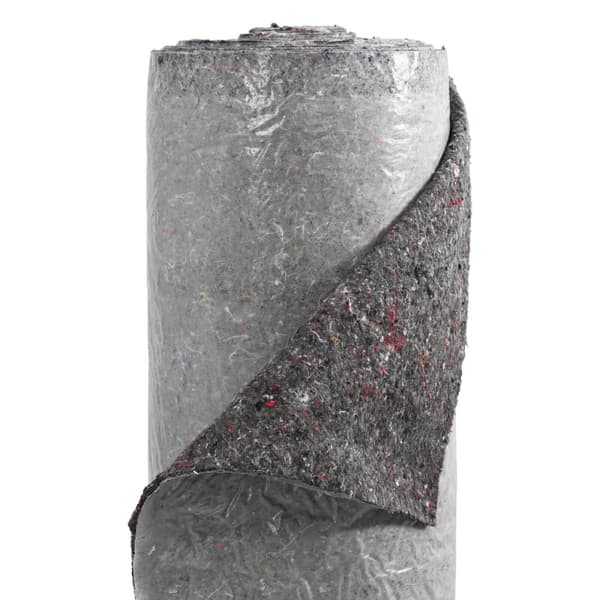 Dammmadrass Grå 1 x 10 m Polyester och Bomull
