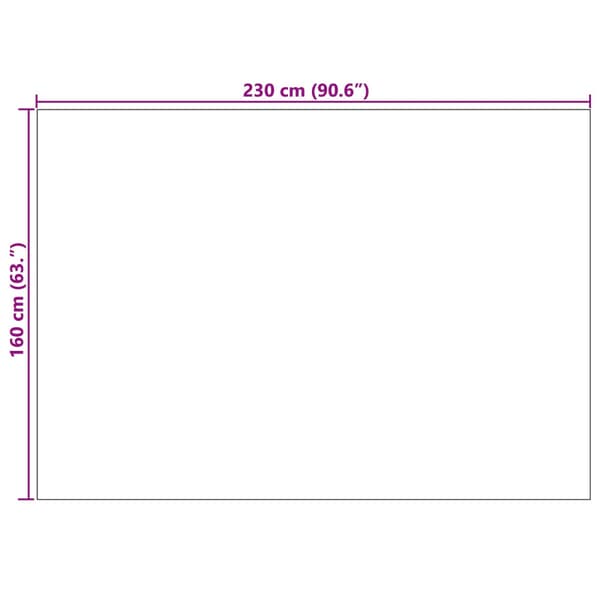 Områdesmattor Rektangulär PALMERAS Beige 230 x 160 cm Polyester