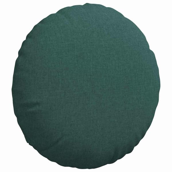Sittkuddar 2 pcs Mörkgrön Ø80 x 29 cm tyg