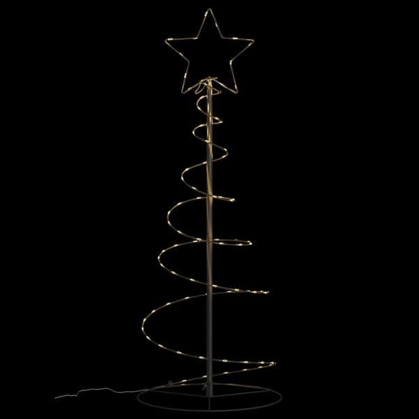 LED julgran 80 LEDs varmvit 120 cm