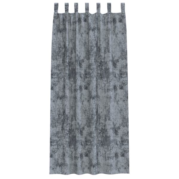 Sammetsgardiner 2 pcs Silvergrå 260 x 140 cm Sammet