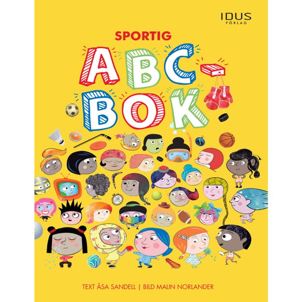 Sportig ABC-bok (inbunden)