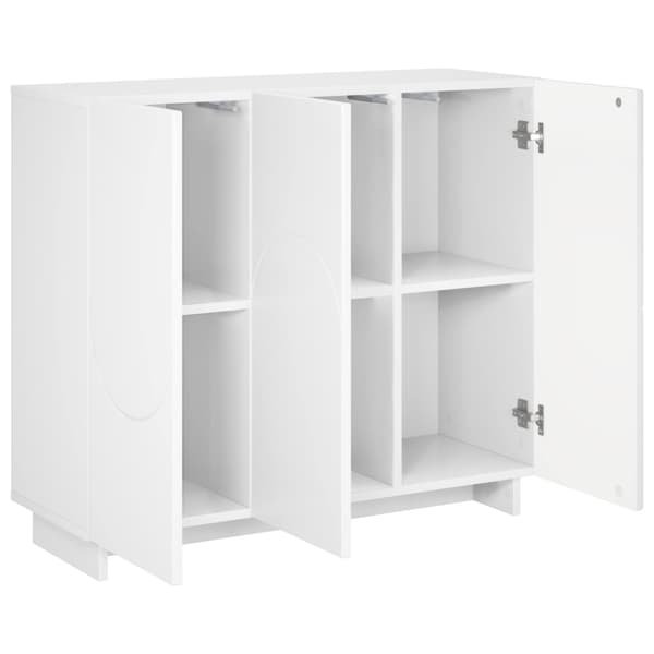Sideboard Vit 85.5 x 31 x 75 cm Konstruerat trä