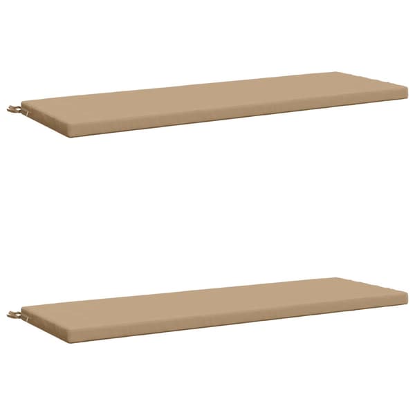2-delade Bänk Kuddar SOEST 2 st 100% Polyester Sand