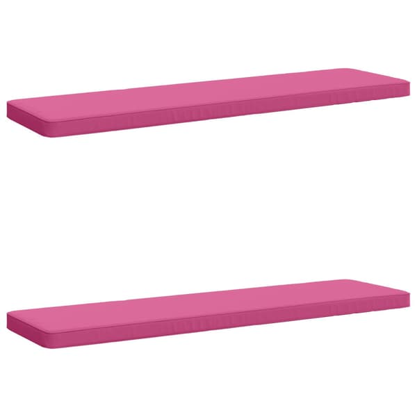 2-delade Bänk Kuddar VUGHT 2 st 100% Polyester Rosa