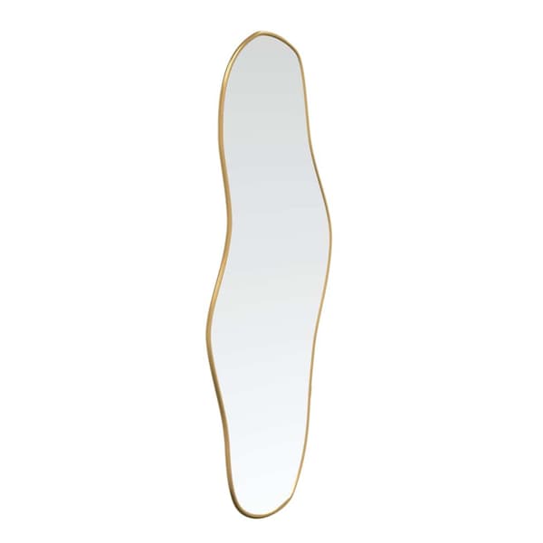 Väggspegel guld 60x25 cm